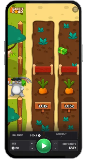 Easy mode first step with 1.01x multiplier
