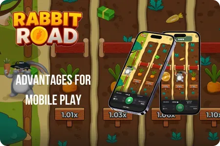 Rabbit Road mobile app gameplay on iOS and Android